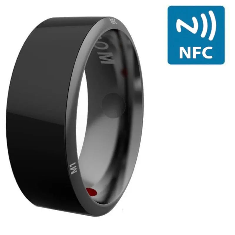 Smart Ring Wearable Device Multifunctional Black High-tech null