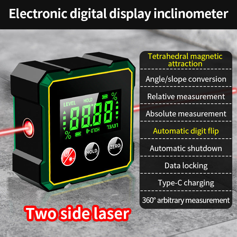 Magnetic Attraction Of Electronic Digital Inclinometer null