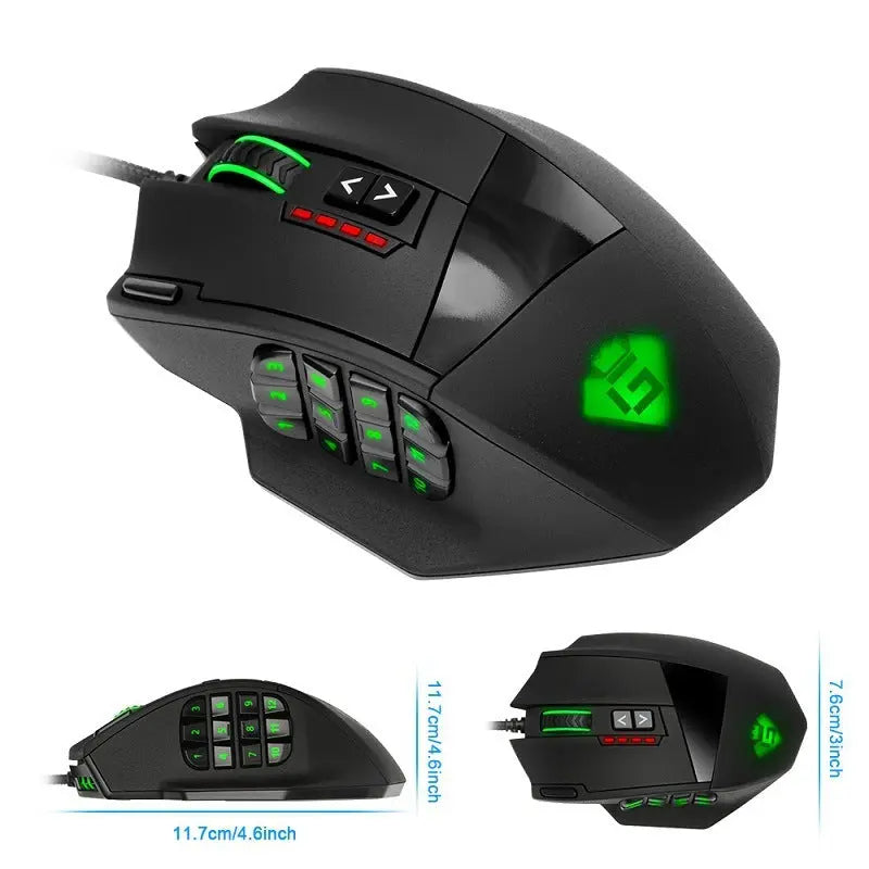 RGB backlit gaming mouse null