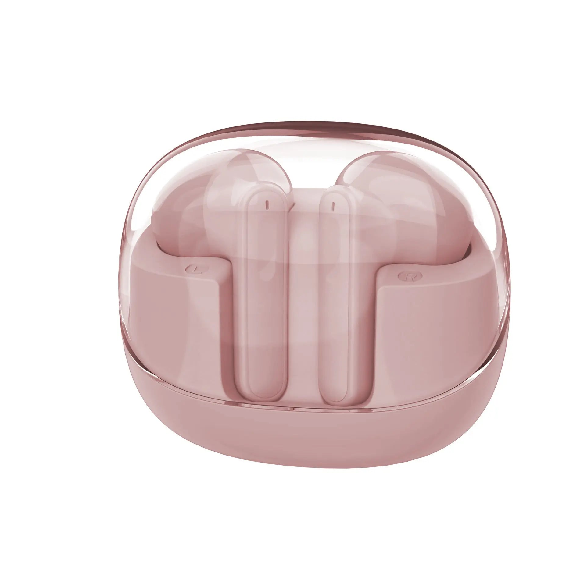 Wireless Bluetooth-compatible Headset Transparent Mini Bin null