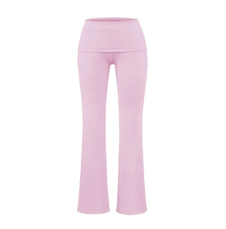 Low-rise Flared Jeans With A Turned-up Hem For A Slimming Look, Womens