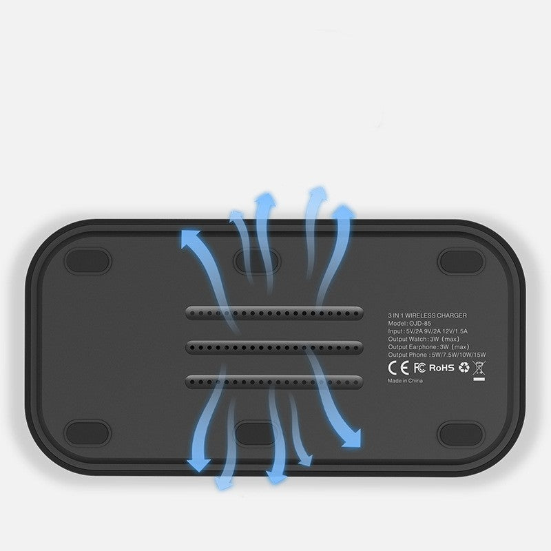 Magnetic 3-in-1 Wireless Charger null