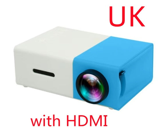 Portable Projector 3D Hd Led Home Theater Cinema HDMI-compatible Usb Audio Projector Yg300 Mini Projector null