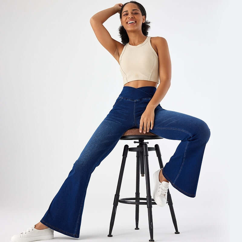New High-elasticity Figure-flattering Fitness Casual Pants
