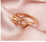 Fashion The Same Sweet Butterfly Revolving Ring