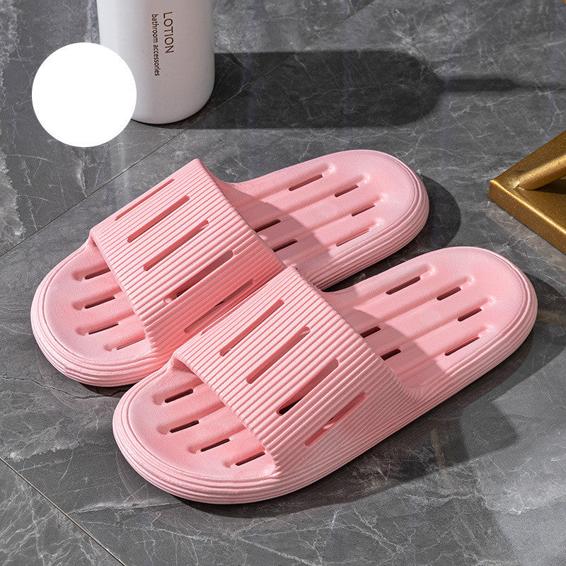 Summer Home Slippers With Hollow Sole Design Non-slip Floor Bathroom Slipper For Women Men's House Shoes null