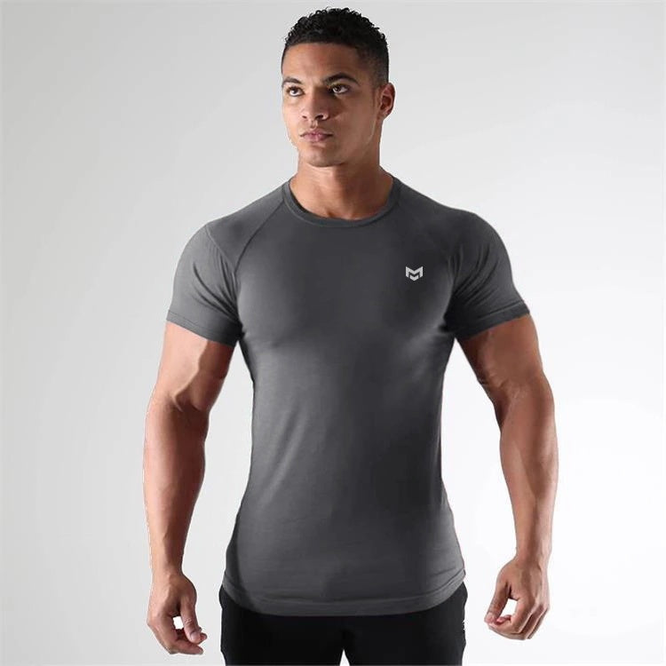 Gym Short Sleeve T Quick Dry Gym Clothes For Running null