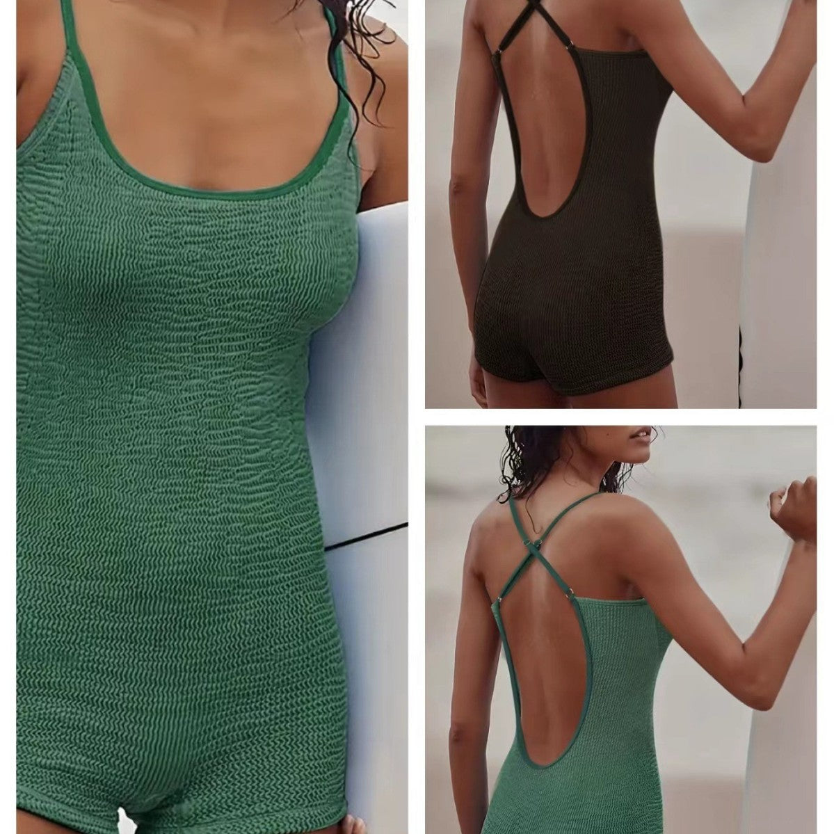 One-piece Women's Sling Slim Fit Backless Design Swimsuit
