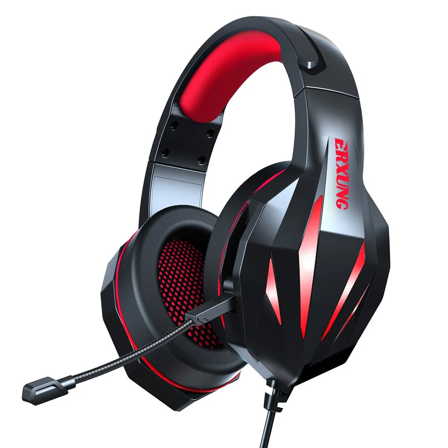 Headset Gaming Headset With Luminous Wired Gaming Headset null