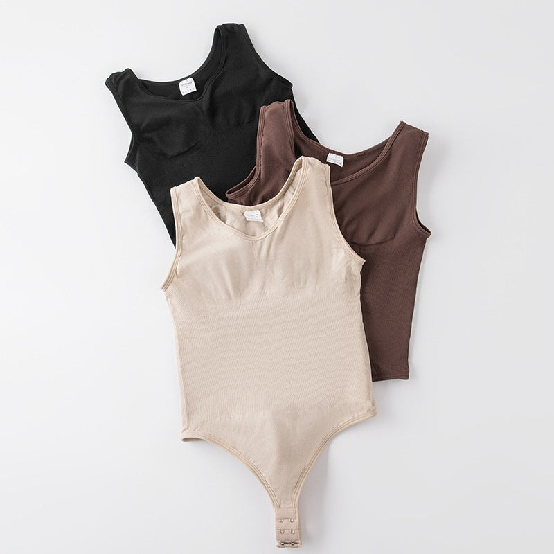 Plus Size Seamless One-piece Corset Female T-shaped Abdominal Pants