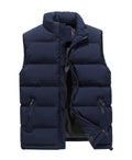 Casual Men's Clothing Vest Men's Autumn And Winter Warm Down Cotton