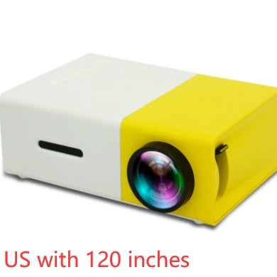 Portable Projector 3D Hd Led Home Theater Cinema HDMI-compatible Usb Audio Projector Yg300 Mini Projector null