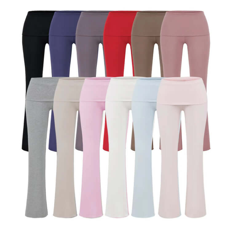 Low-rise Flared Jeans With A Turned-up Hem For A Slimming Look, Womens