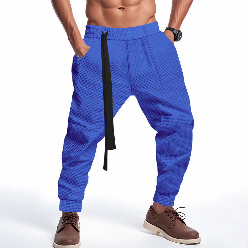 Men's Casual Pants Loose Ankle-tied Trousers Fashion Mens Clothing Men Clothing Men Wears null