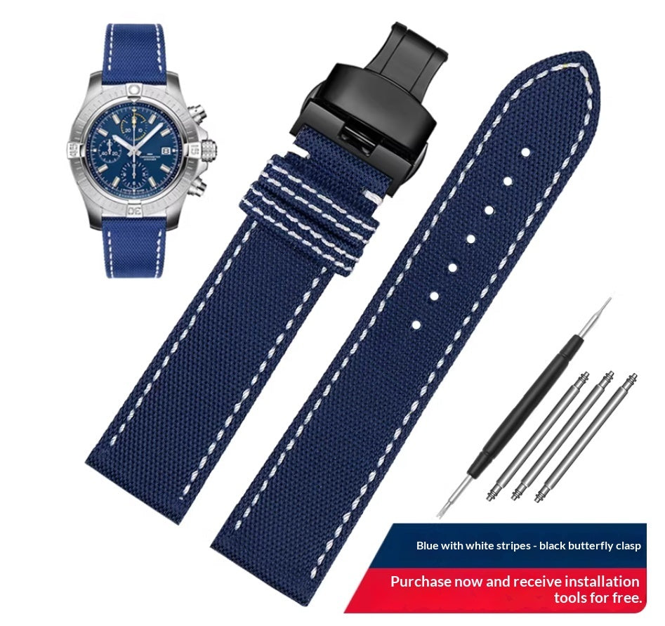 Nylon Watchband Watch Accessories Men