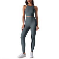 High Waisted Butt Lifting Yoga Pants Womens Stretchy Tummy Control Cropped Pants For Fitness