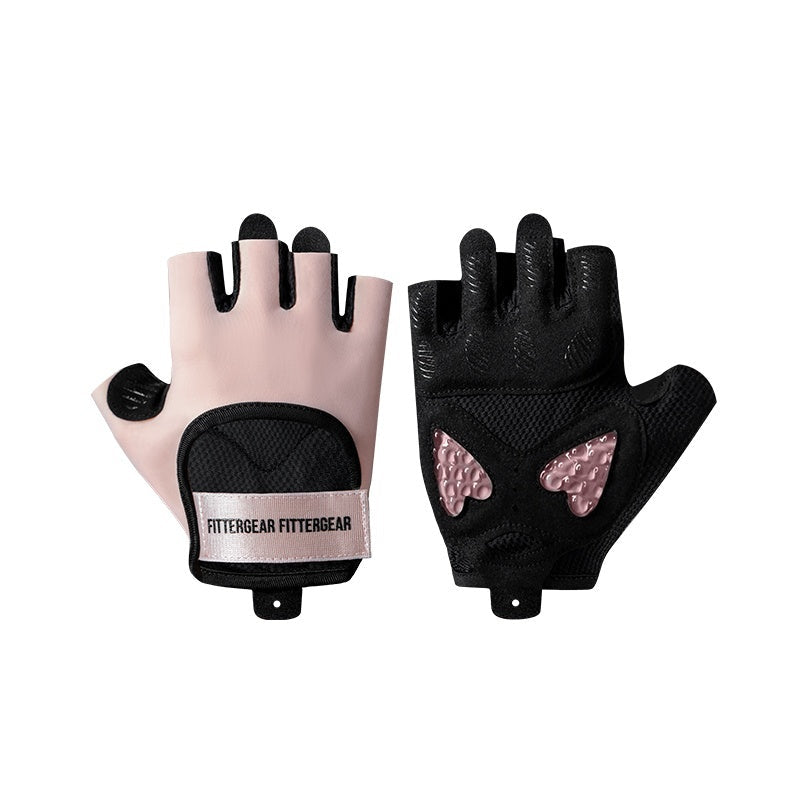 Sports And Fitness Gloves With Breathable Half Fingers null