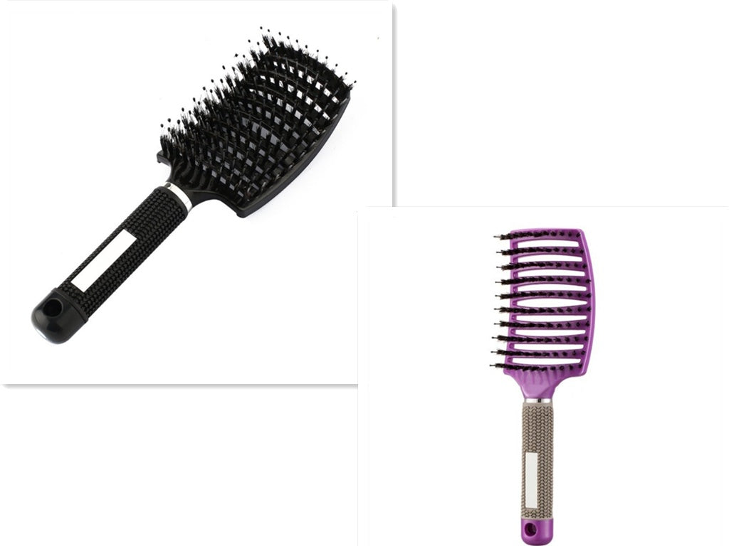 Hairbrush Anti Klit Brushy Haarborstel Women Detangler Hair Brush Bristle Nylon Scalp Massage  Teaser Hair Brush Comb null