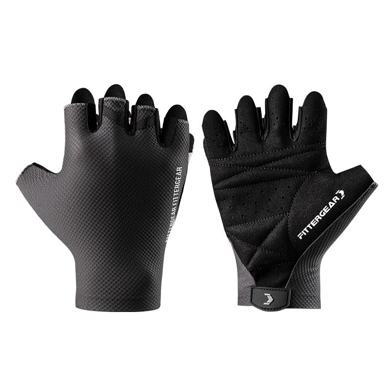 Sports And Fitness Gloves With Breathable Half Fingers null