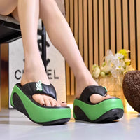 Women's Outdoor Thick-Soled Non-Slip Beach Flip-Flops For Home Use