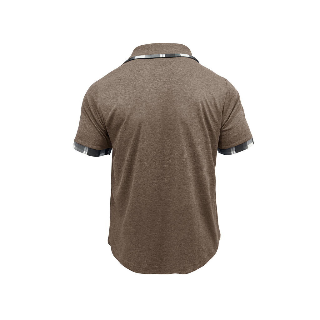 Men's Plaid Short-sleeved T-shirt