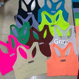 Sports Yoga Suit With Chest Pad Shockproof Beauty Back Hip Withdraw Stretch Sports Women's Shorts
