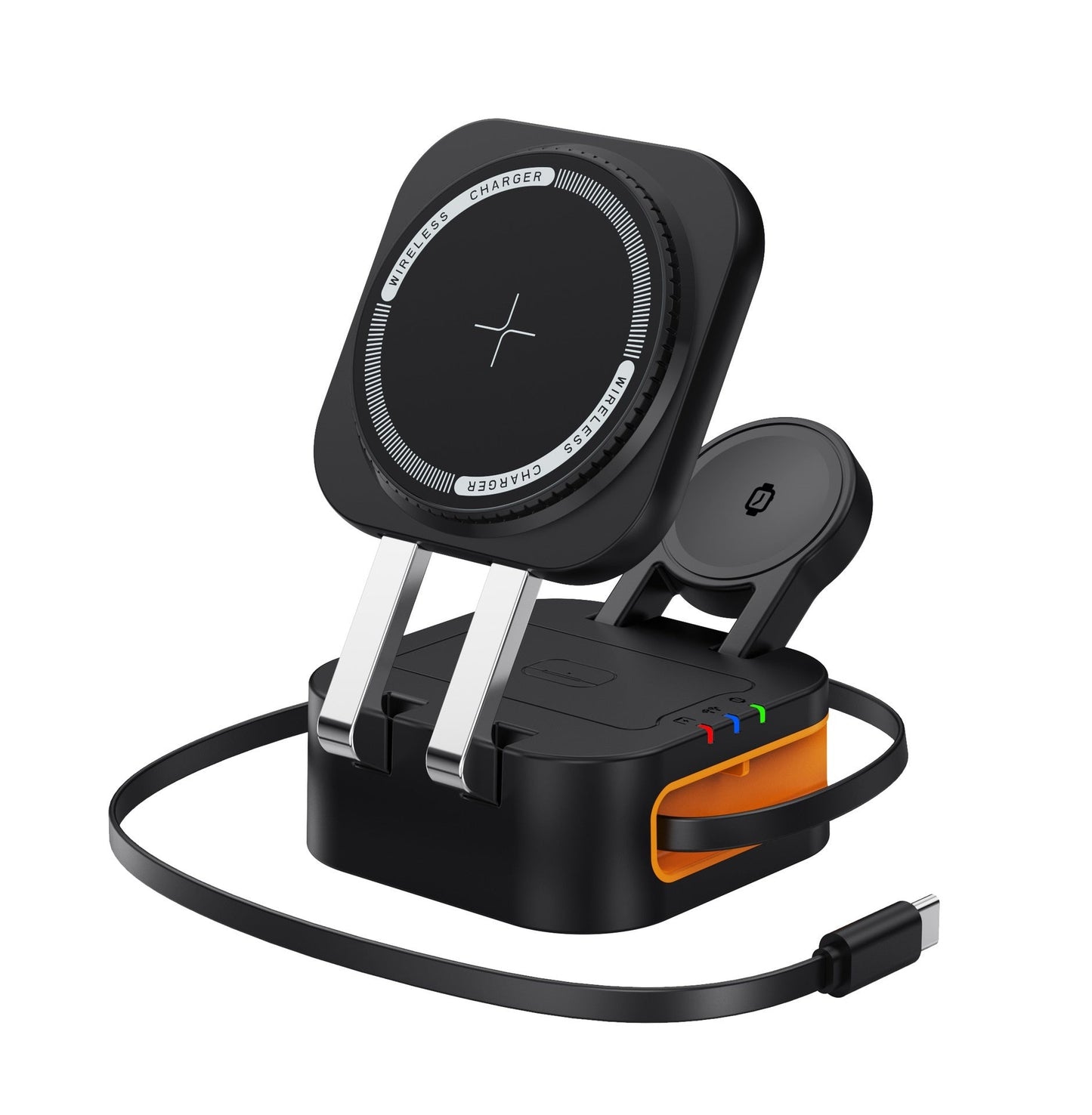 Magasafe Magnetic Phone Holder Three-in-one Desktop Wireless Charger null