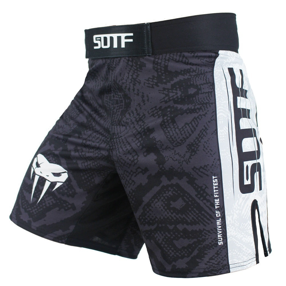 Boxing Sanda Fighting Running Sports And Fitness Shorts null