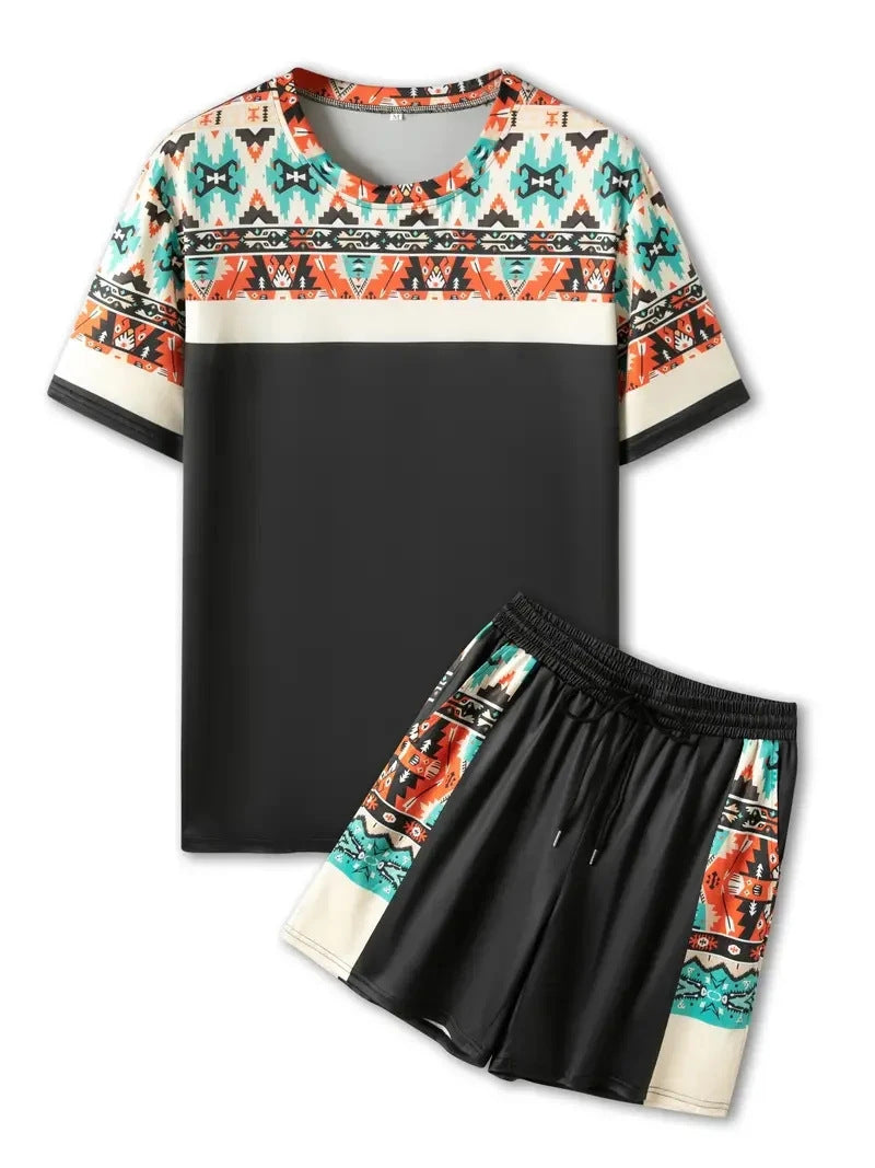 3d Printing Fashion Men's Casual Loose Outfit