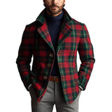 Men's Casual Fashionable Striped Jacket