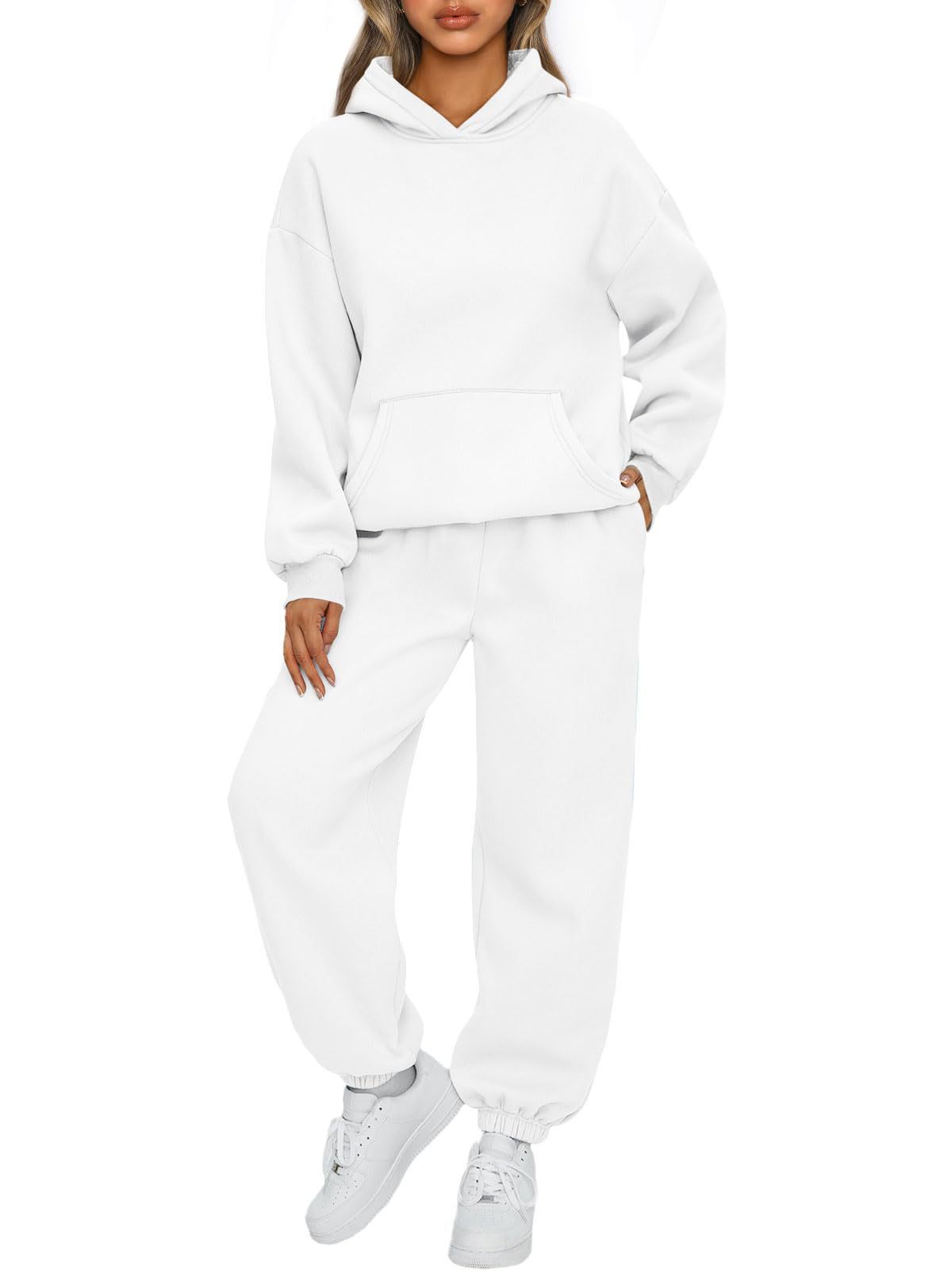 Autumn And Winter New Women's Casual Hooded Sportswear Long Pajama Set null