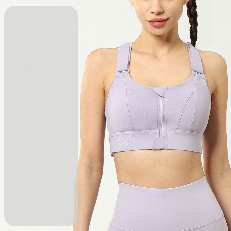 Sports High-intensity Shockproof Beauty Vest Seamless Gathering Fitness Bra Women null