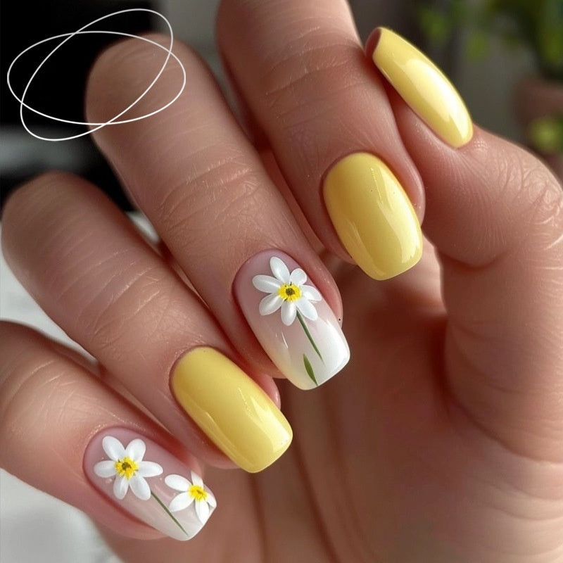 Nail Tip Finished Wearable Short Square