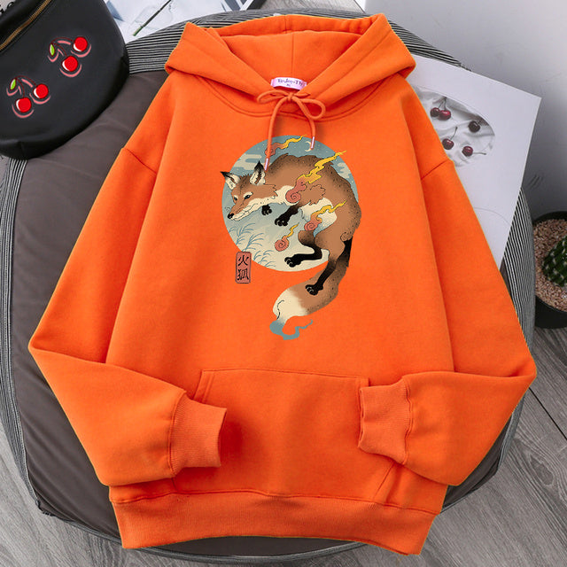 Fashion Pullover Print Hoodie Sweatshirt Plus Fleece Hoodie Men's Sweater null