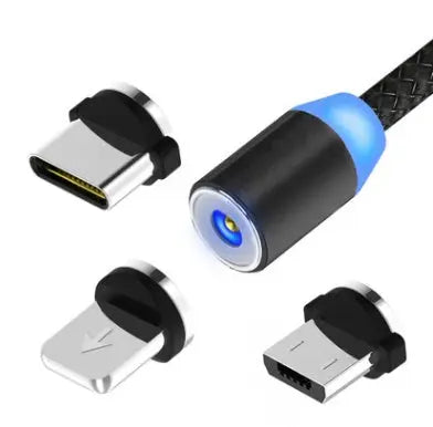 Magnetic Cable Micro Usb Cable 360 Degree Rotate Magnetic Charge Phone Charging Cord Wire null