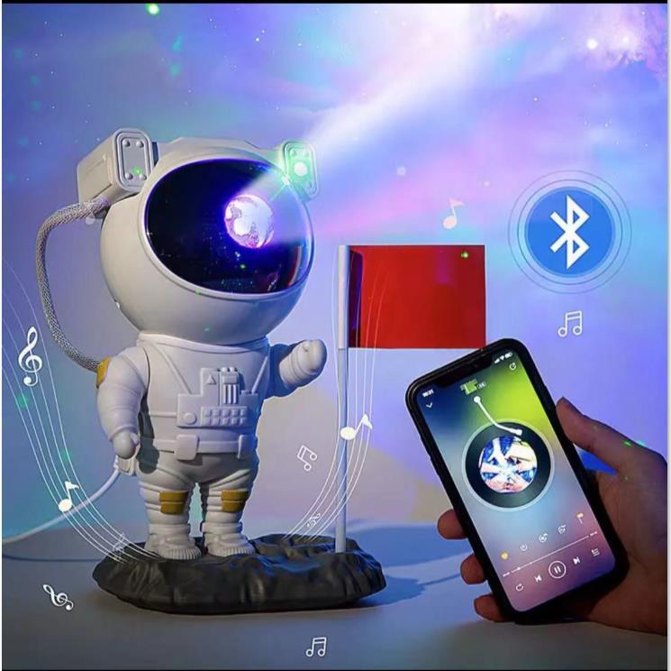 Creative Astronaut Galaxy Starry Sky Projector Nightlight USB Atmospher Bedroom Table Lamp null