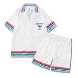 Beach Men And Women Short Sleeve Shirt Outfit