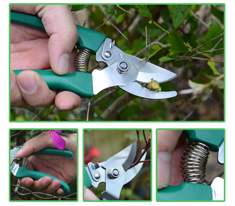 Ensemble d'outils de jardinage pour ameublir la terre et planter