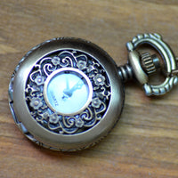 Vintage men and women necklace watch