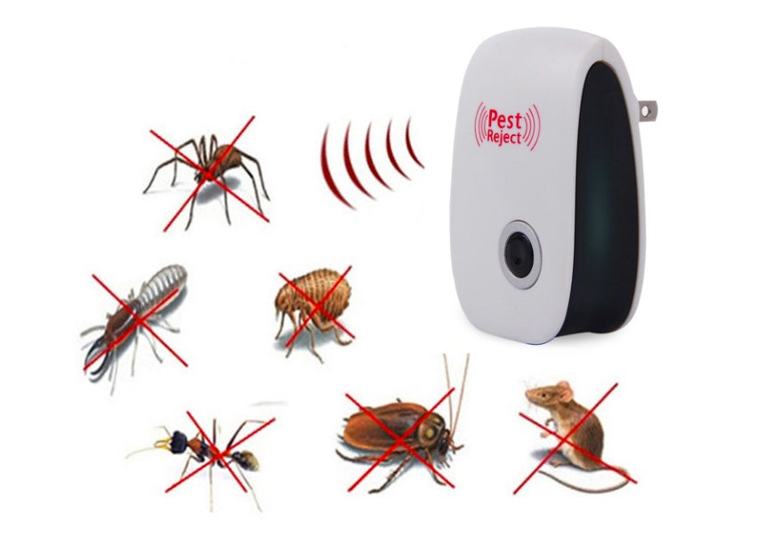 Electronic Ultrasonic Healthy Rechargeble Anti Mosquito Insect Pest Reject Mouse Repellent Repeller Practical Home EUUS Plug null