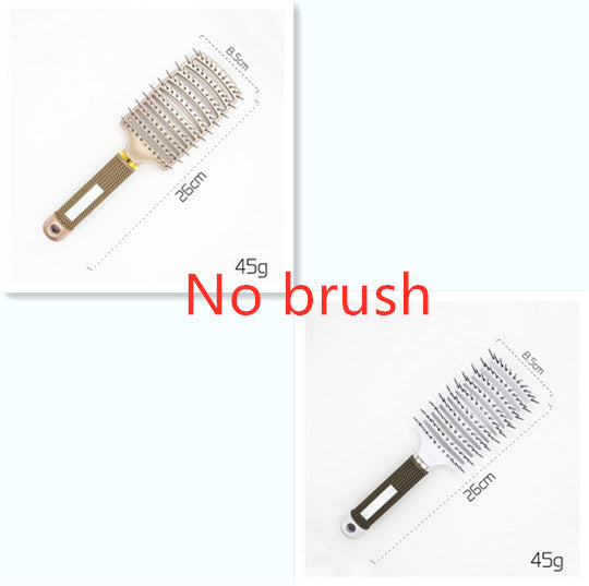 Hairbrush Anti Klit Brushy Haarborstel Women Detangler Hair Brush Bristle Nylon Scalp Massage  Teaser Hair Brush Comb null