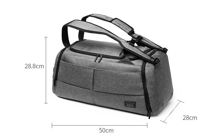 Large capacity wet and dry gym bag null