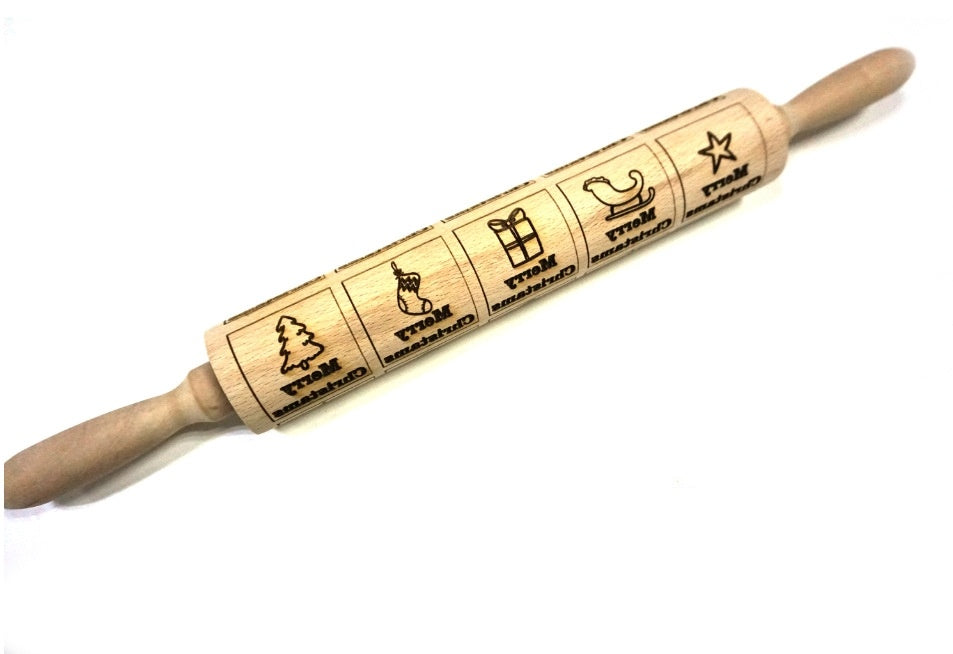 Rolling Pin Christmas Embossing null