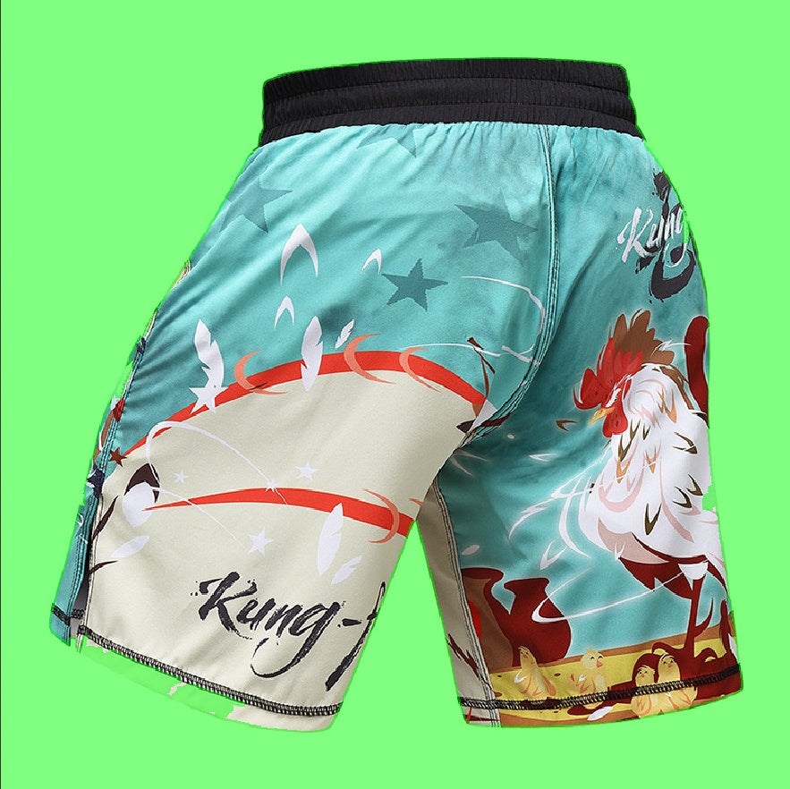 Men's Gym Jiu Jitsu Sanda Shorts null