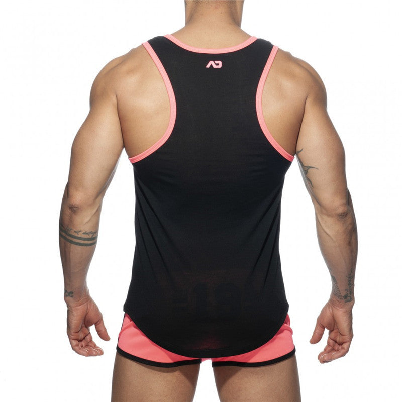 Printed Sports Vest, Breathable And Quick-Drying Fitness Suit null