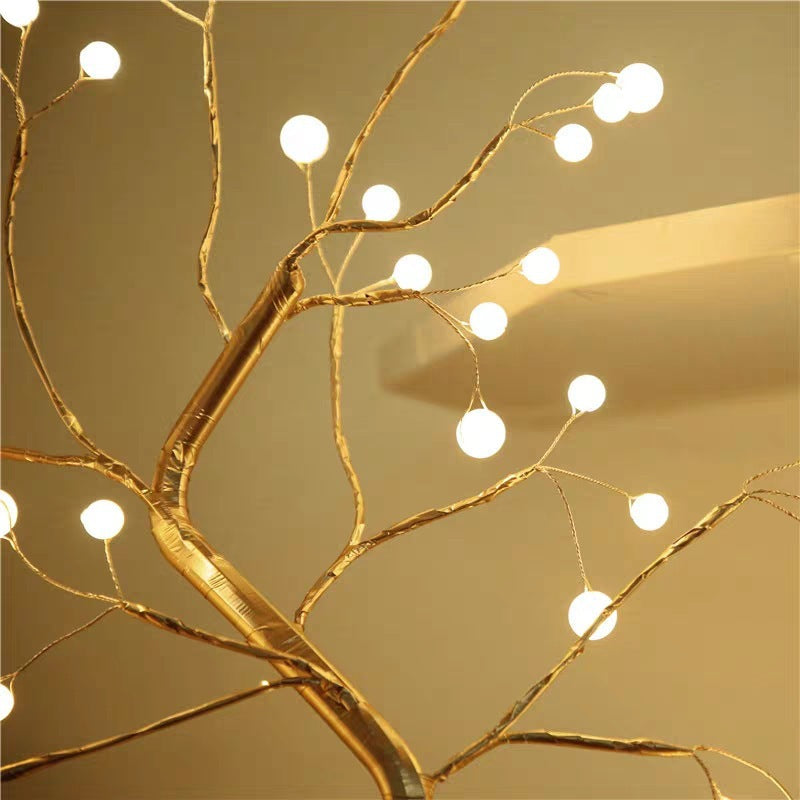 Led Copper Wire Light Bedroom Light null