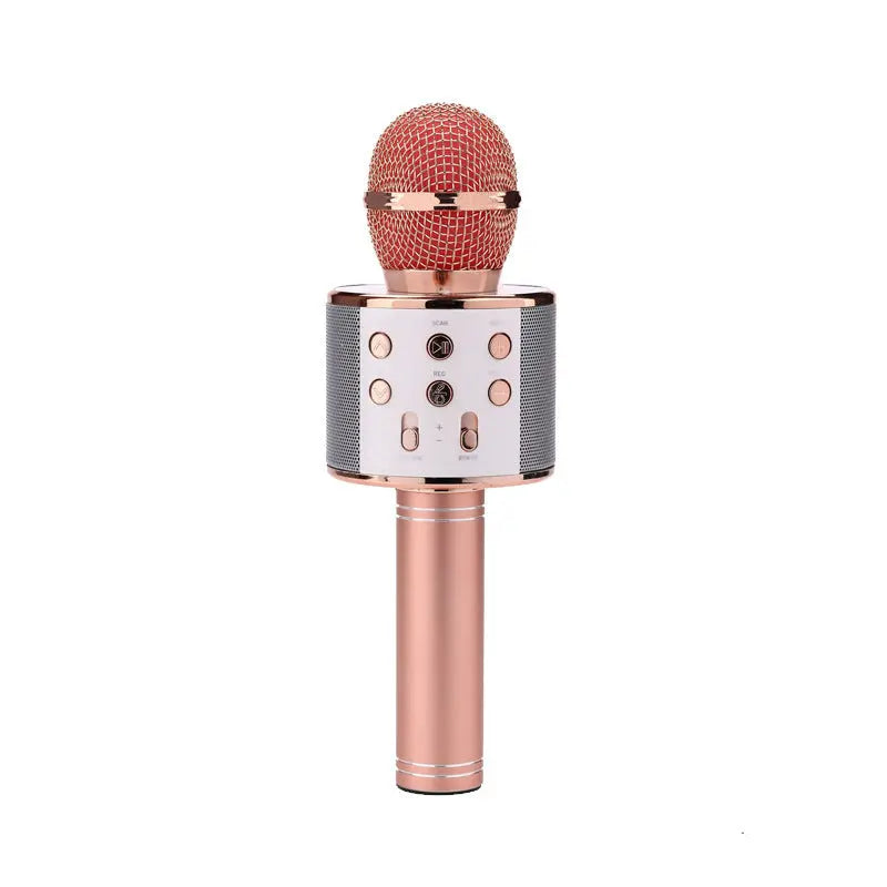 Wireless Microphone Portable Bluetooth Mini Home Ktv For Music Playing Singing Speaker Player null