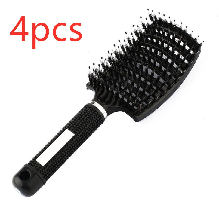 Hairbrush Anti Klit Brushy Haarborstel Women Detangler Hair Brush Bristle Nylon Scalp Massage  Teaser Hair Brush Comb null