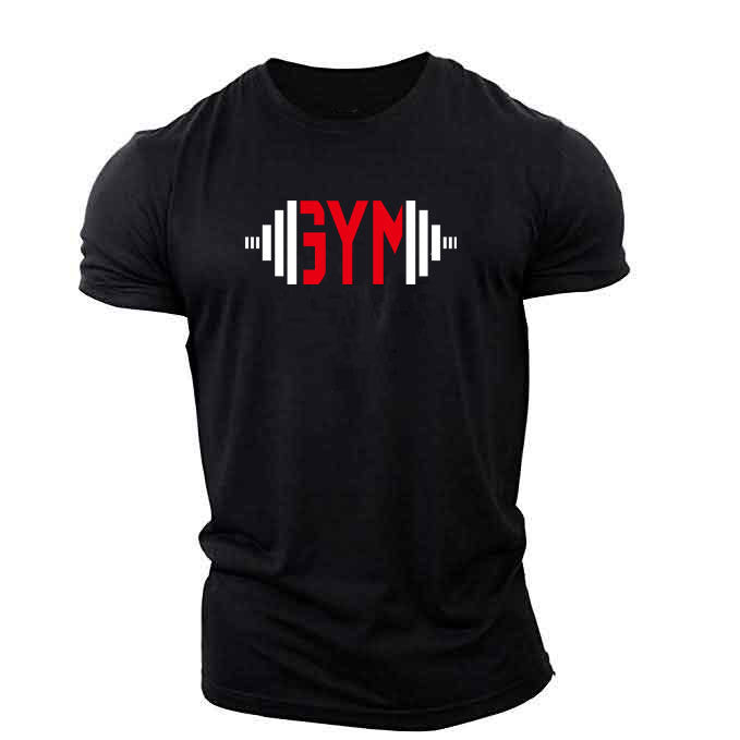 Popular Male Style GYM Muscle Brother Short Sleeves null