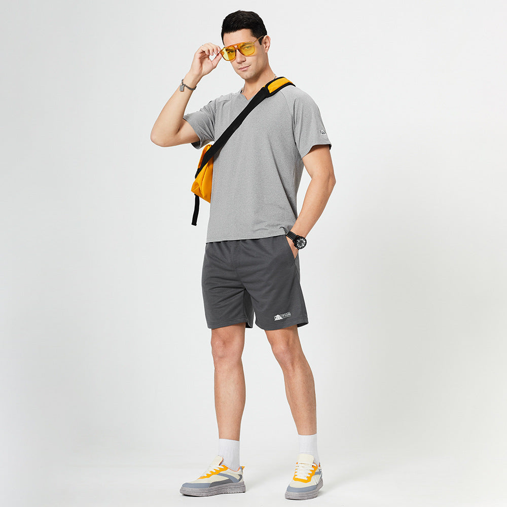 Loose And Comfortable Sports Short Set Of Running Fitness And Leisure null